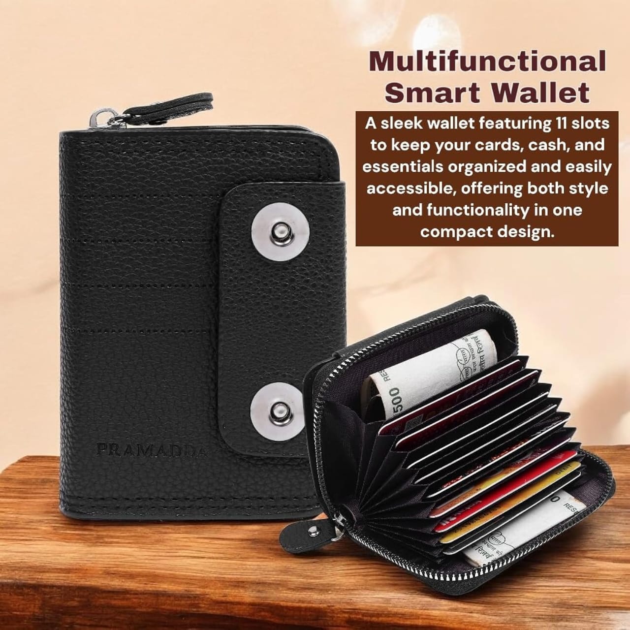 Luxury Male/Female Zipper Wallet