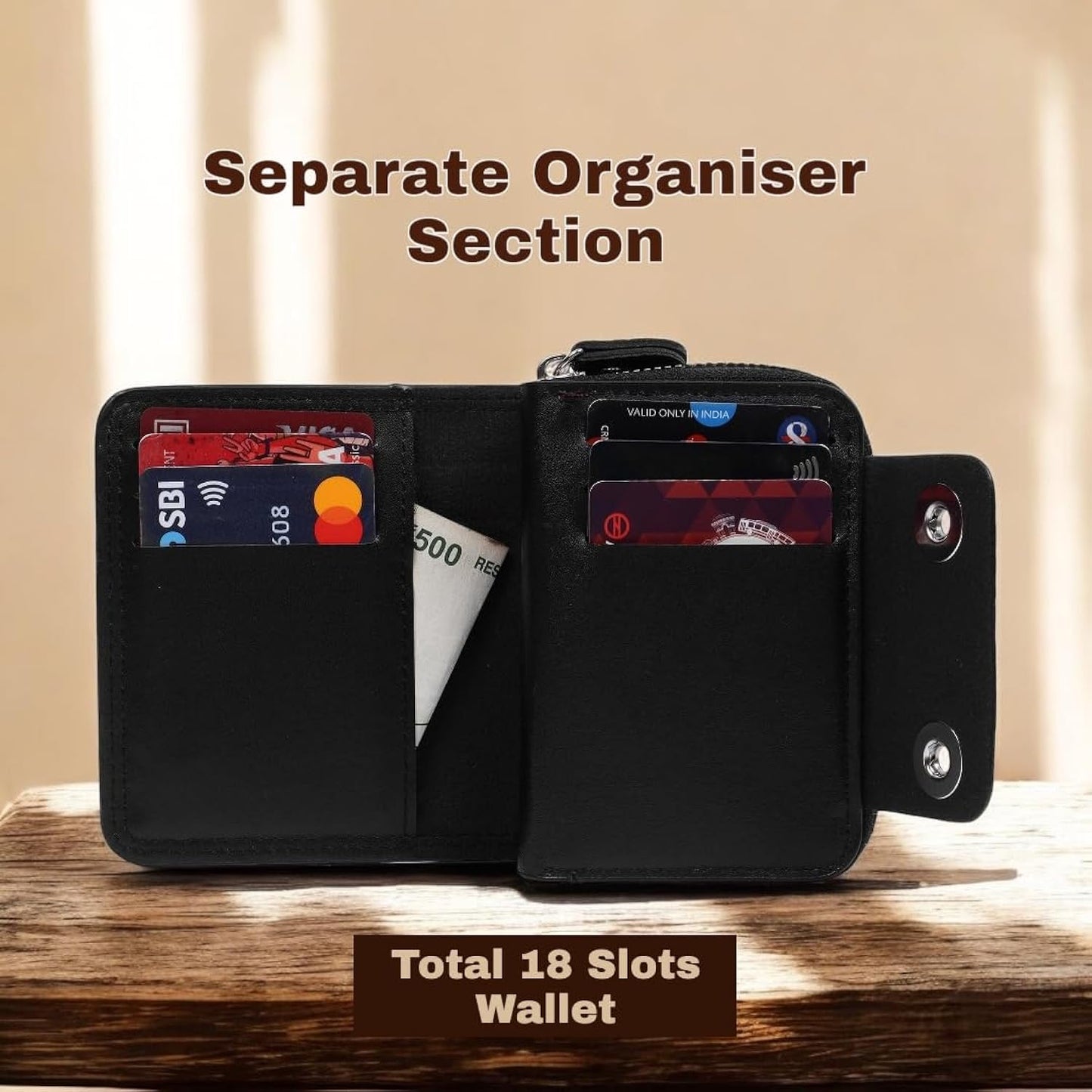 Luxury Male/Female Zipper Wallet