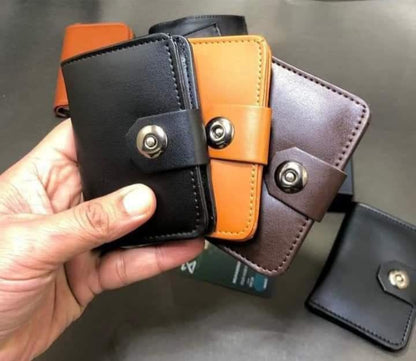 Pocket Button wallet for Male/Female